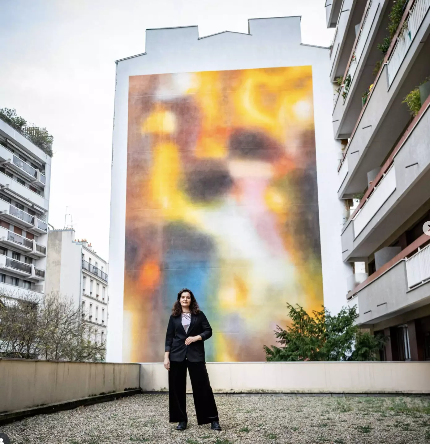 L’œuvre de Léa Belooussovitch en hommage aux victimes des attentats du 13 novembre 2015 Crédit Guillaume Bontemps