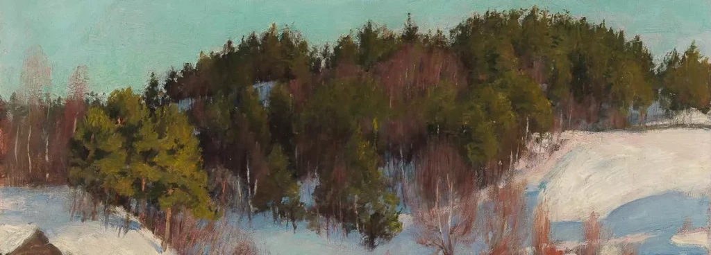 22_pekka_halonen_paysage_dhiver_a_myllykyla_1896