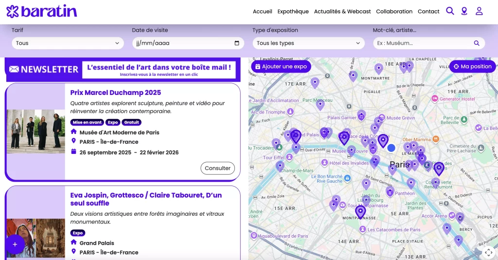 Expothèque - Baratin - PAris