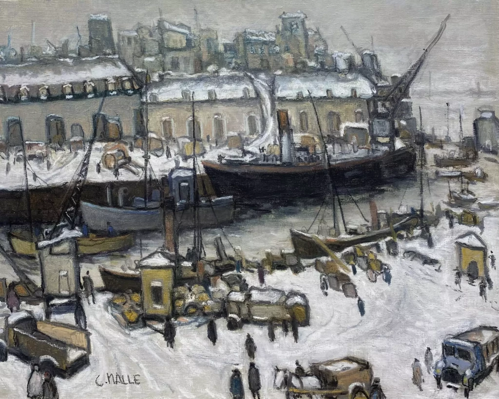 charles-malle-les-quais-le-portel-65-x-81-cm