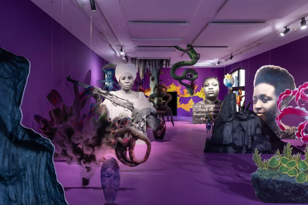 sanctuaire-des-pluies-anciennes-josefa-ntjam-2025-vue-dexpo-intrications-iac-villeurbanne-2025-c-ivan-erofeev-2