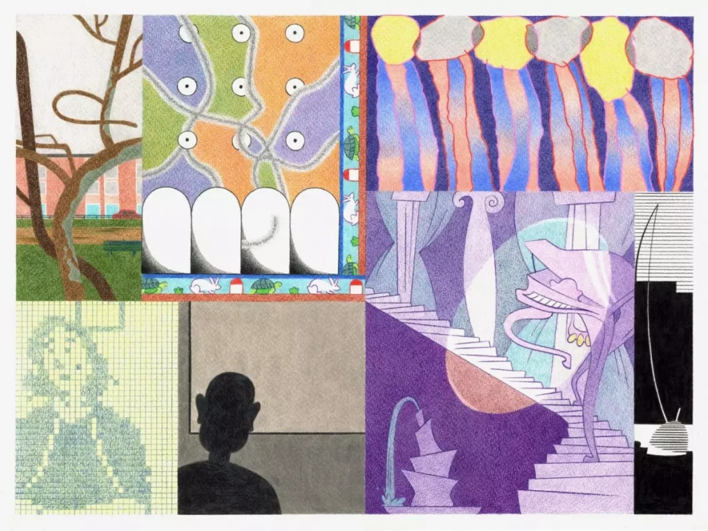 Vrac--bouchon---2025---Crayon-de-couleur-sur-papier-Fabriano-30x40cm-1200x900