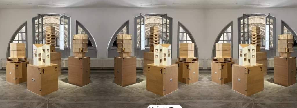 Vue de l'exposition Formes de pièces de Florent Schwartz au Arc en Rêve - CAPC Bordeaux